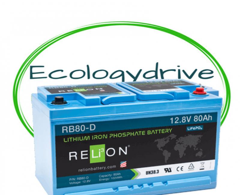 Batteria Litio Relion RB80 D